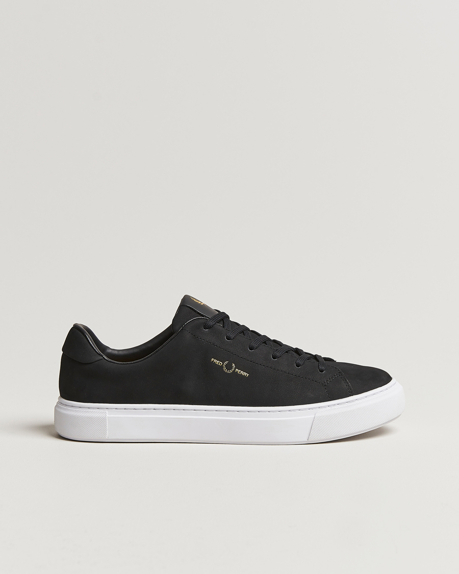 Herren | Fred Perry B71 Oiled Nubuc Sneaker Black | Fred Perry | B71 Oiled Nubuc Sneaker Black