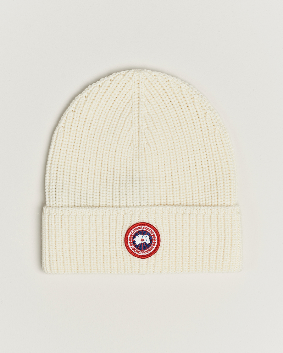 Herren | Canada Goose Arctic Disc Rib Toque Cottongrass | Canada Goose | Arctic Disc Rib Toque Cottongrass