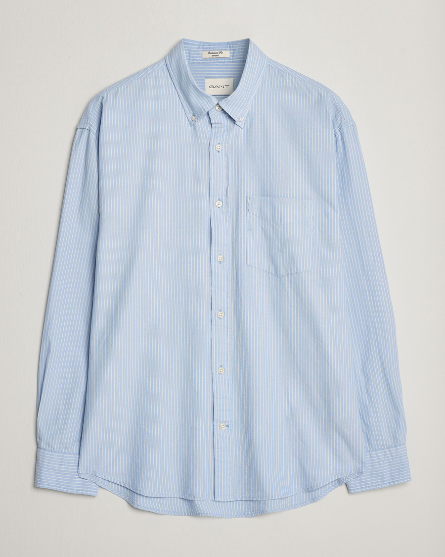 Herren | Hemden | GANT | Regular Fit Archive Oxford Striped Shirt Muted Blue