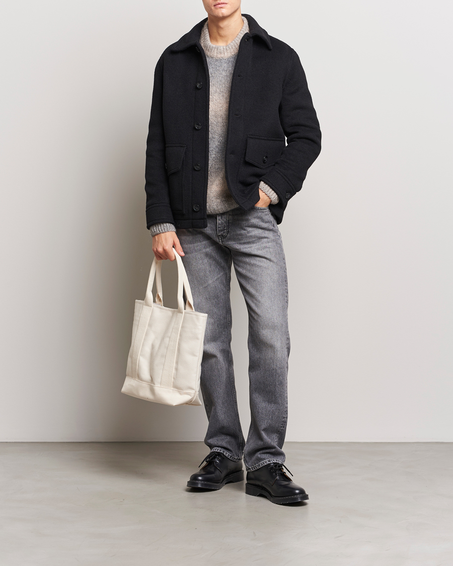 Herren | Jacken | GANT | Short Wool Jacket Black