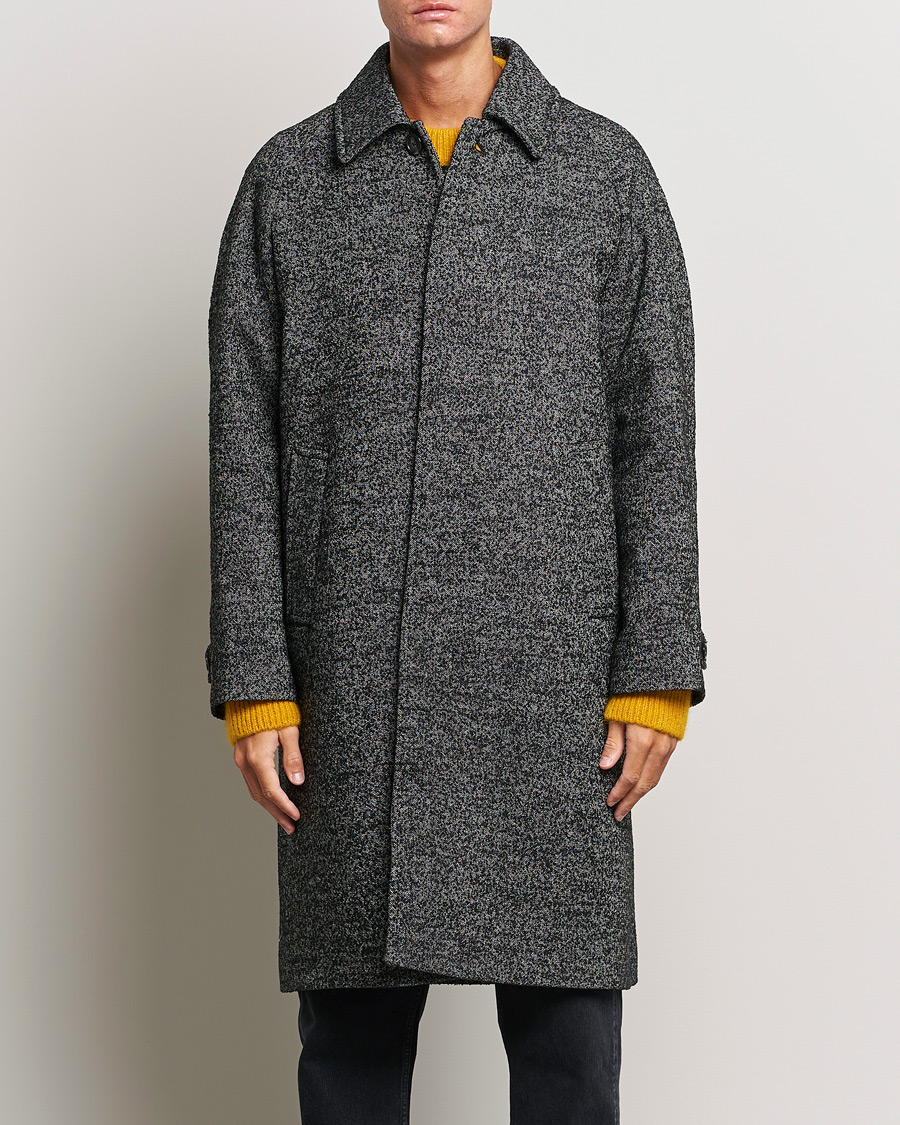 Herren | Jacken | GANT | Relaxed Fit Wool Coat Ebony Black