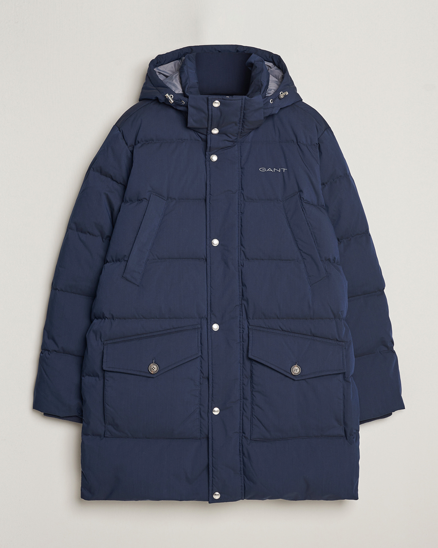 Herren | Jacken | GANT | Long Alta Down Parka Evening Blue