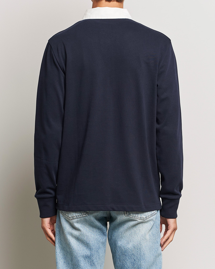 Herren | Pullover | GANT | Reg Shield Heavy Rugger Evening Blue