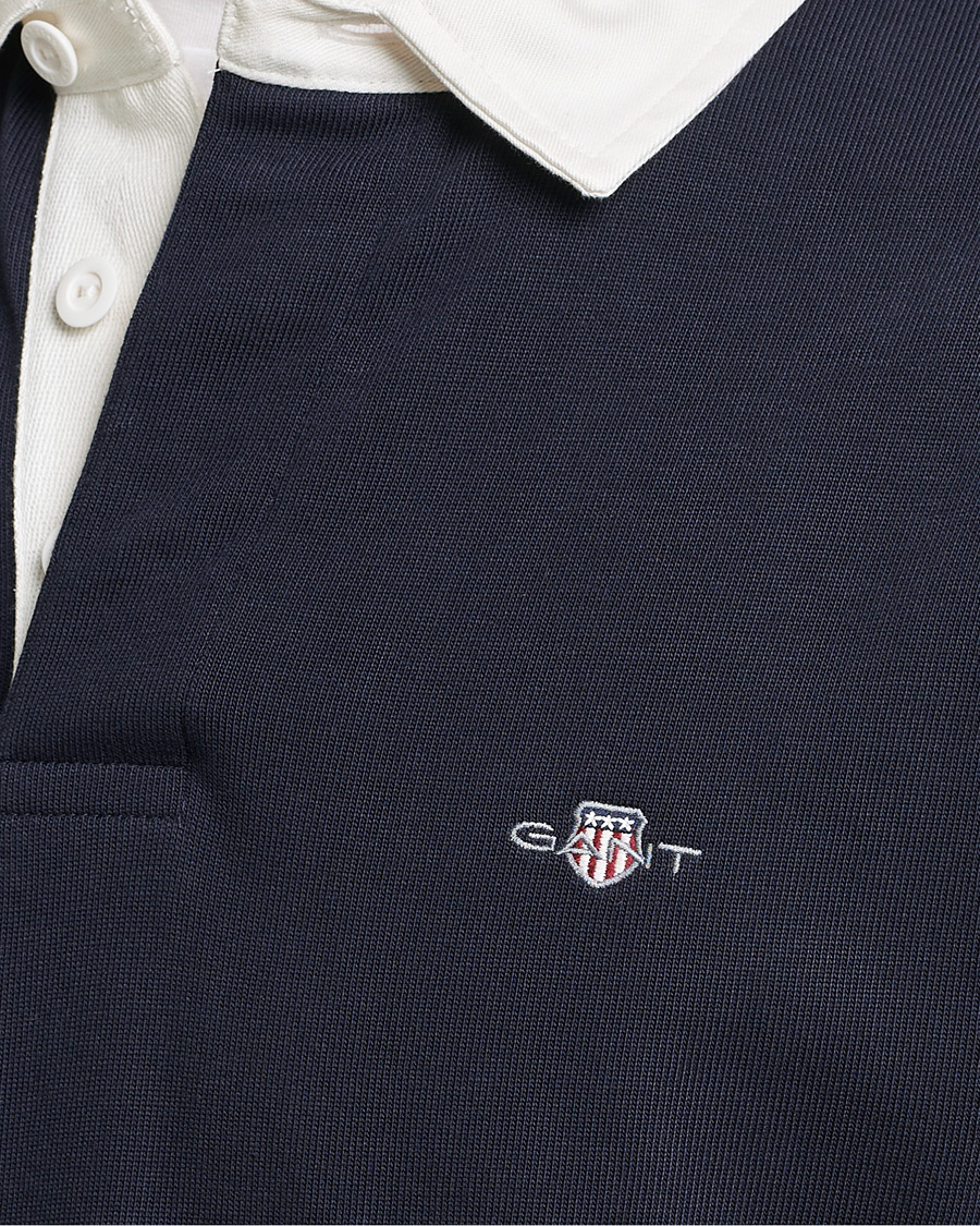 Herren | Pullover | GANT | Reg Shield Heavy Rugger Evening Blue