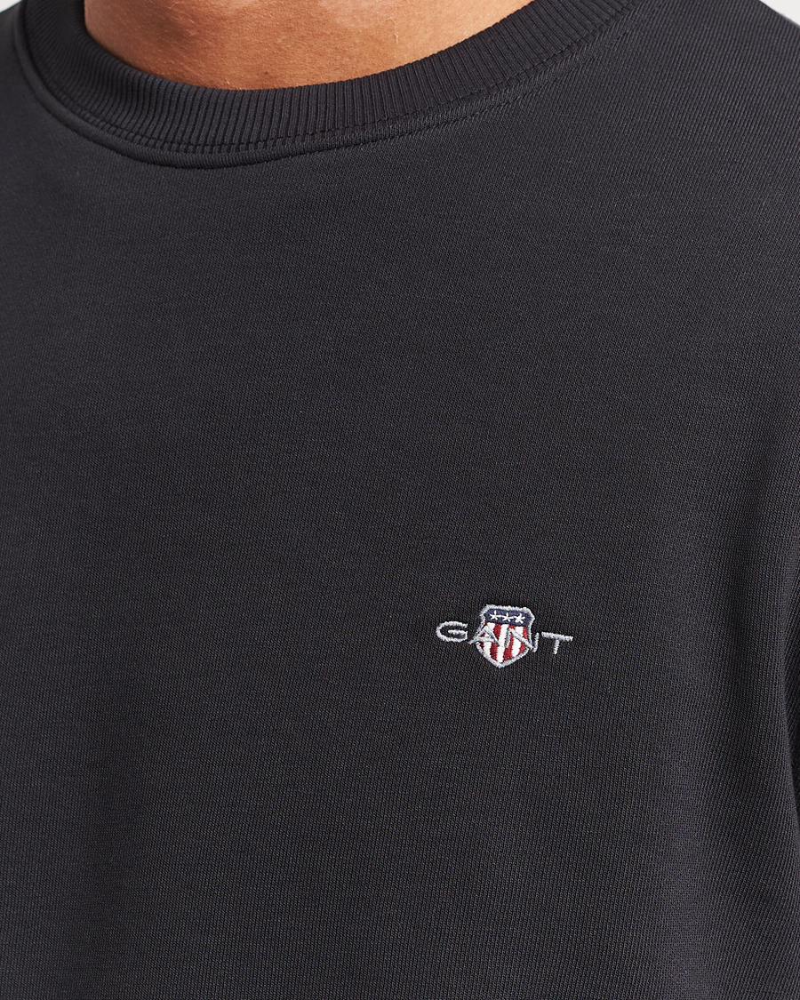 Herren | Pullover | Gant | Original Crew Neck Sweatshirt Black