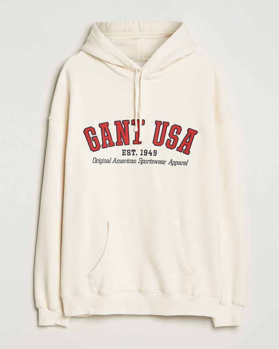 Herren | Pullover | GANT | USA Hoodie Cream