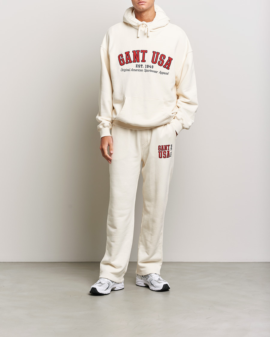 Herren | Pullover | GANT | USA Hoodie Cream