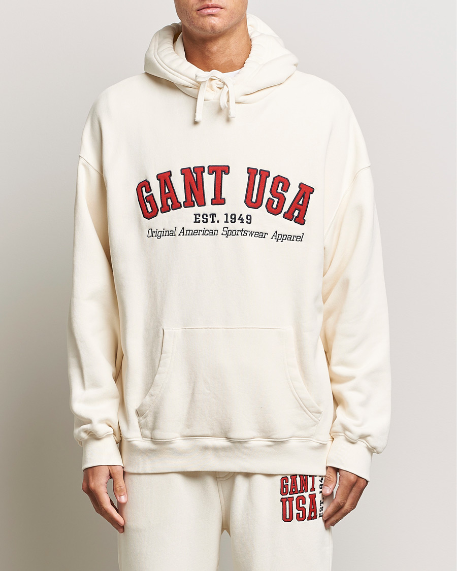 Herren | Pullover | GANT | USA Hoodie Cream
