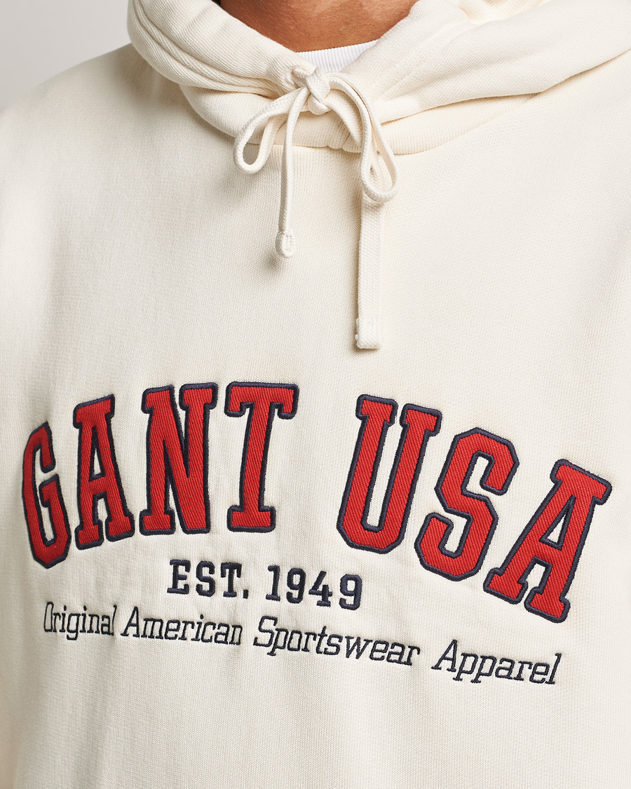 Herren | Pullover | GANT | USA Hoodie Cream
