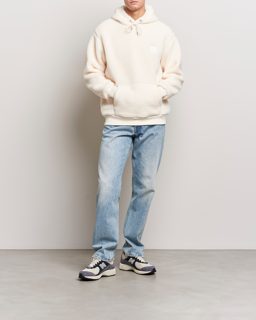 Herren | Pullover | GANT | Sherpa Fleece Hoodie Cream