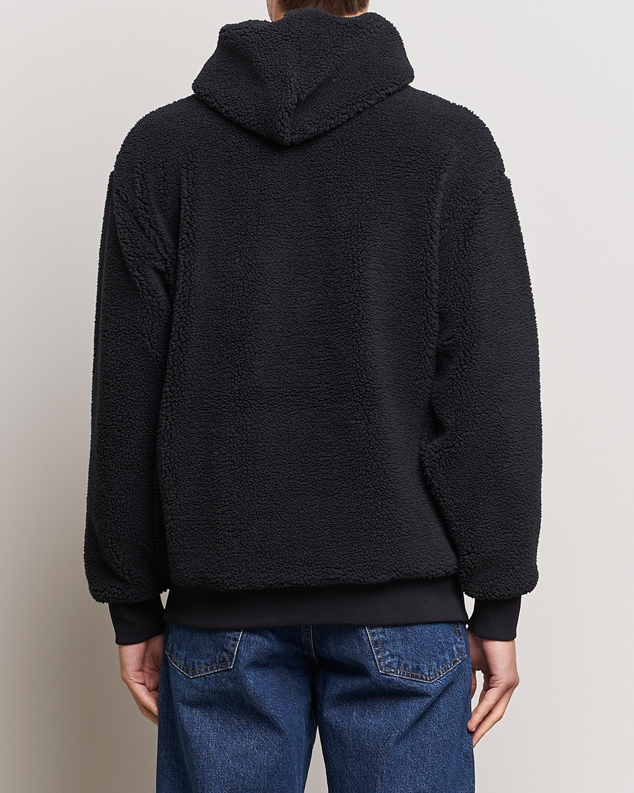 Herren | Pullover | GANT | Sherpa Fleece Hoodie Black