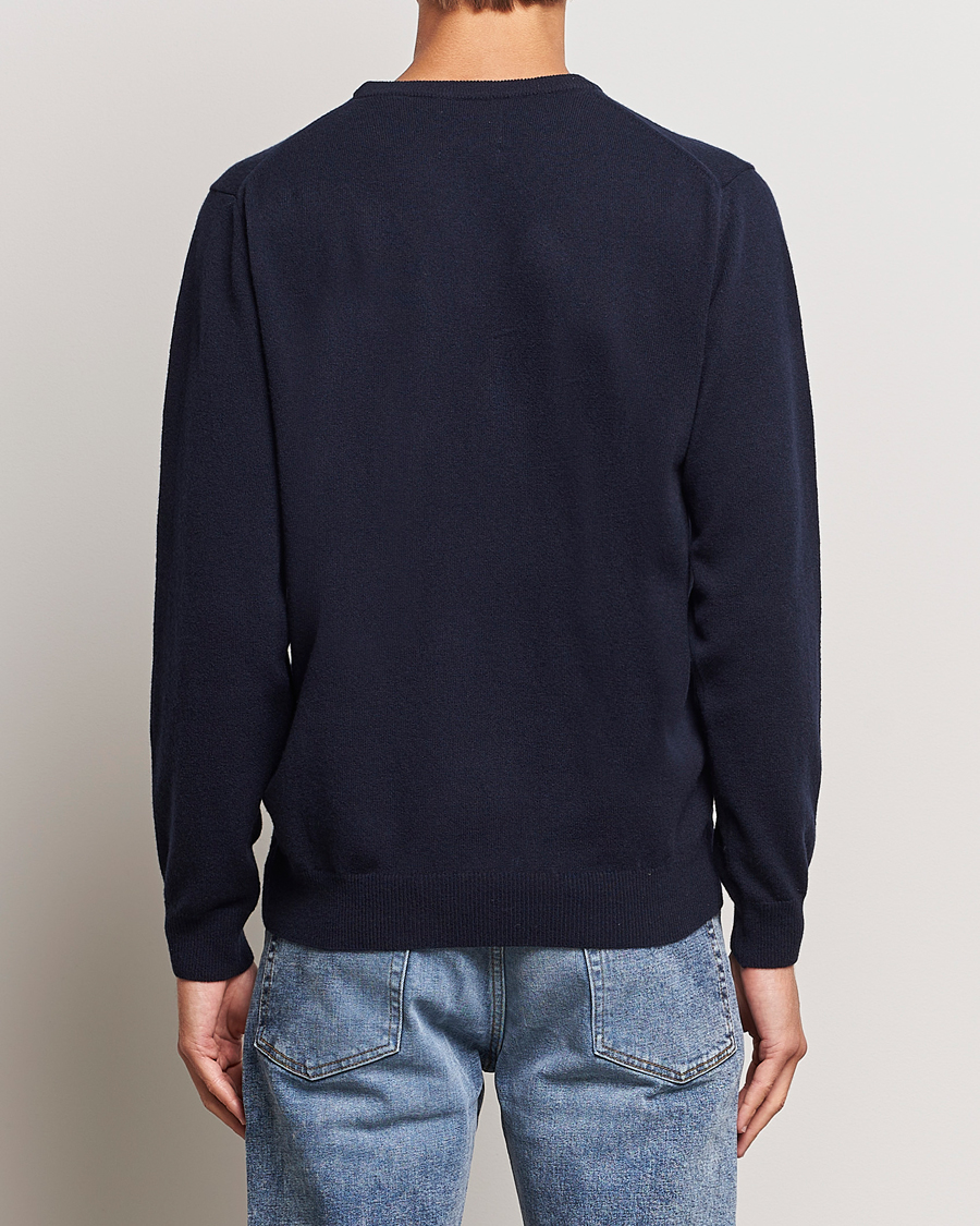 Herren | Pullover | GANT | Lambswool Crew Neck Pullover Marine