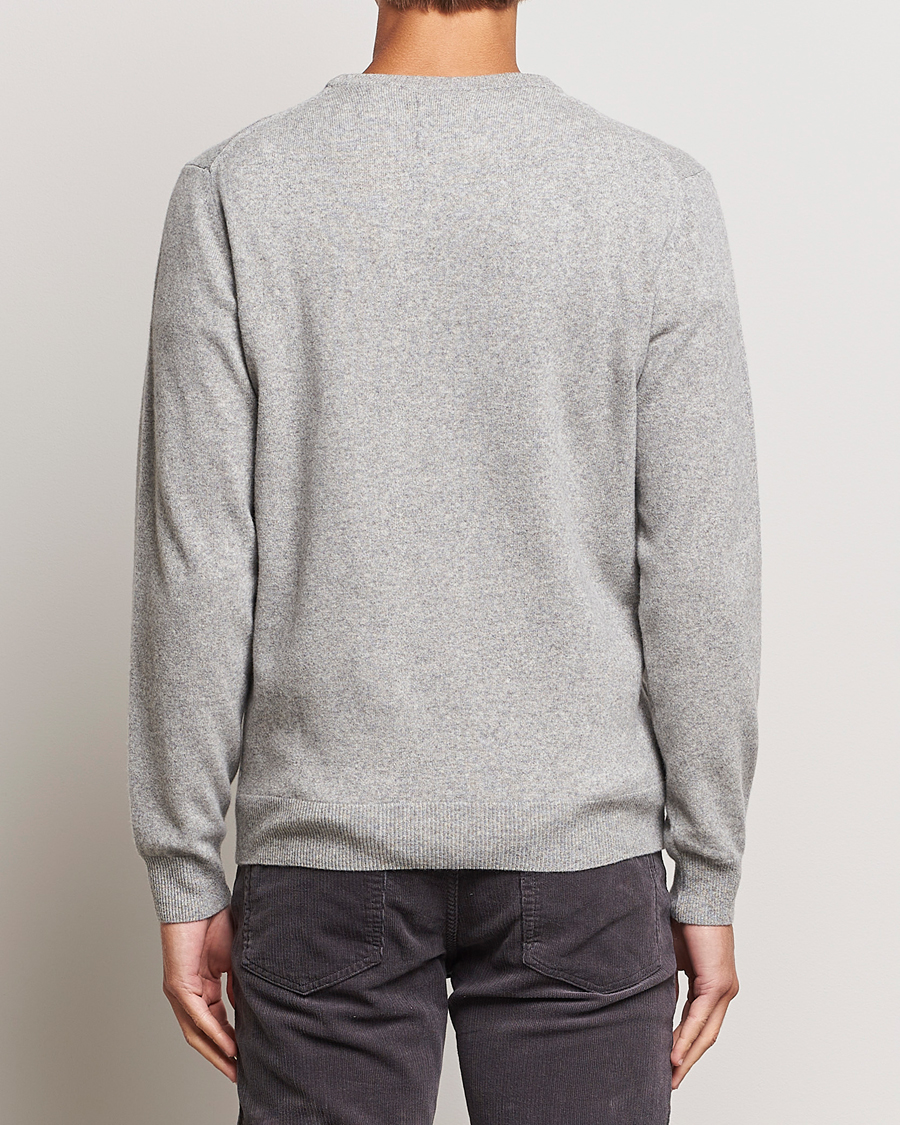 Herren | Pullover | GANT | Lambswool Crew Neck Pullover Grey Malange