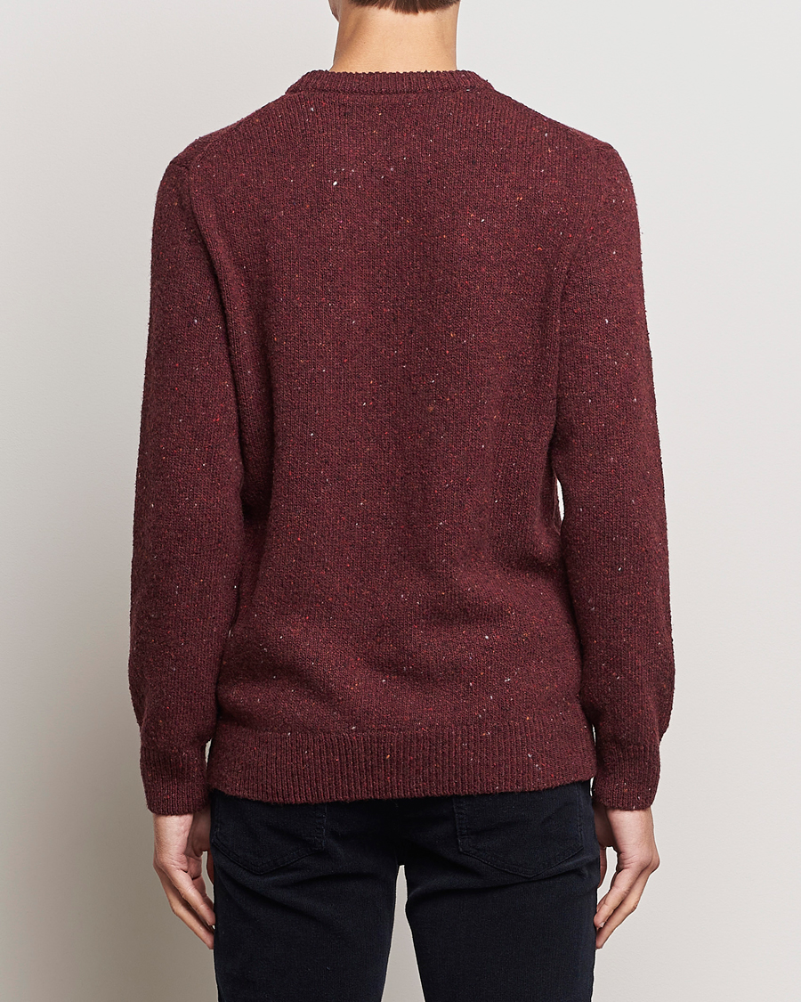 Herren | Pullover | GANT | Neps Donegal Crew Neck Sweater Plumped Red