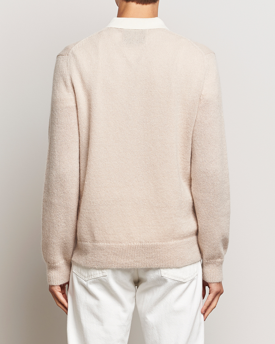 Herren | Pullover | GANT | Mohair Knitted Polo Soft Oat