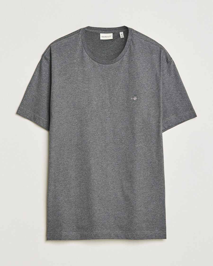 Herren | T-Shirts | GANT | The Original T-shirt Antracite Melange