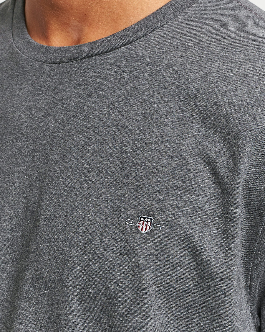 Herren | T-Shirts | GANT | The Original T-shirt Antracite Melange