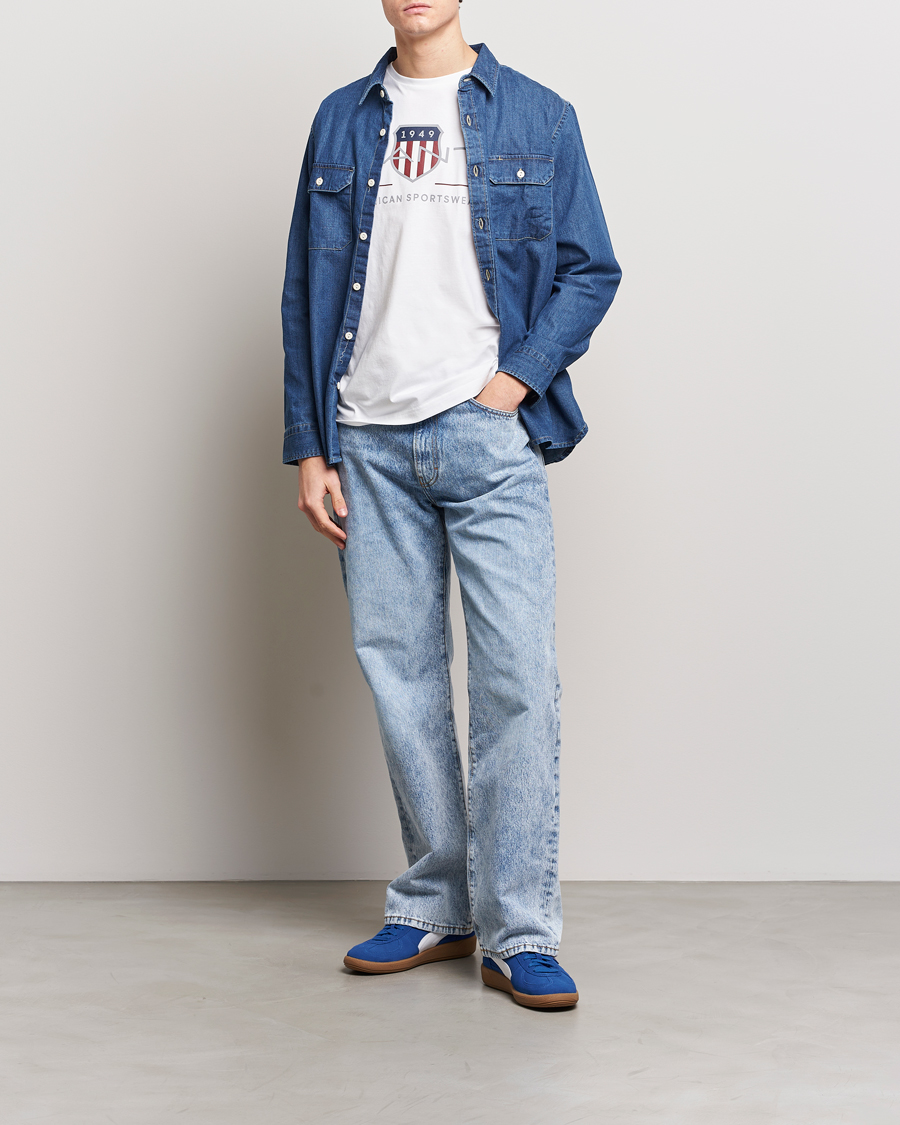 Herren | T-Shirts | GANT | Archive Shield Logo T-Shirt White