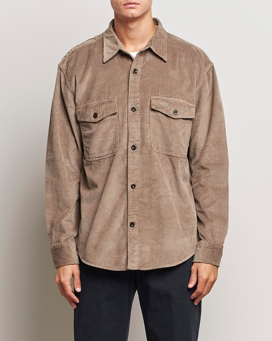 Herren | Hemden | GANT | Relaxed Fit Corduroy Overshirt Desert Brown