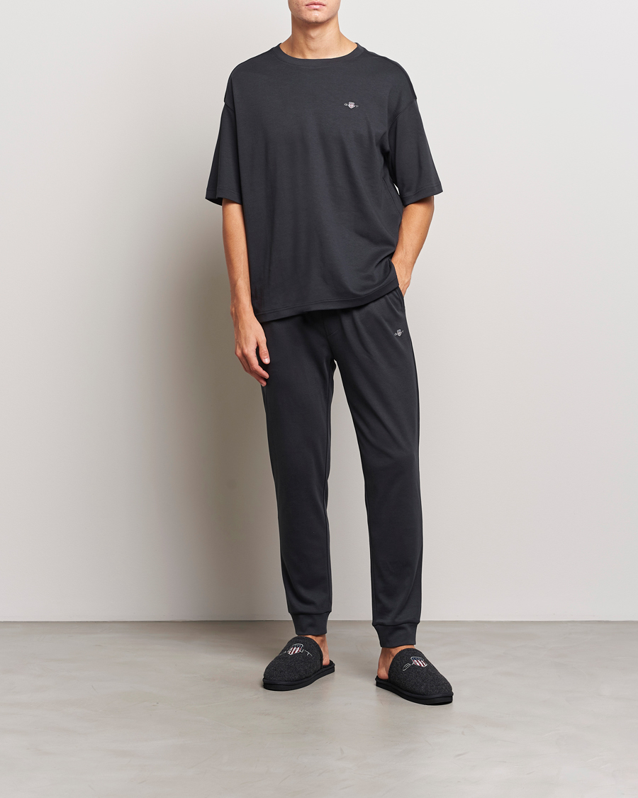 Herren | Schlafanzüge & Bademäntel | GANT | Premium Loungewear Set Black
