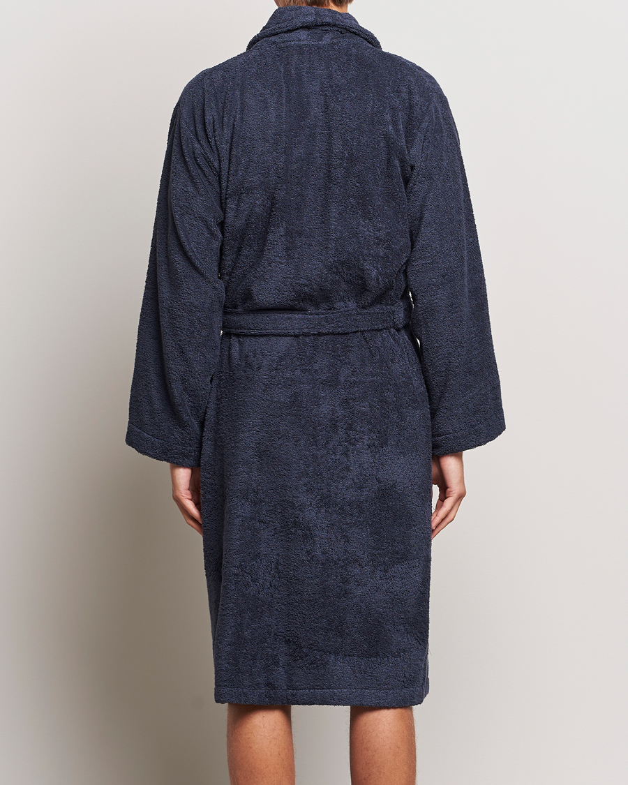 Herren | Schlafanzüge & Bademäntel | GANT | Archive Shield Terry Robe Evening Blue