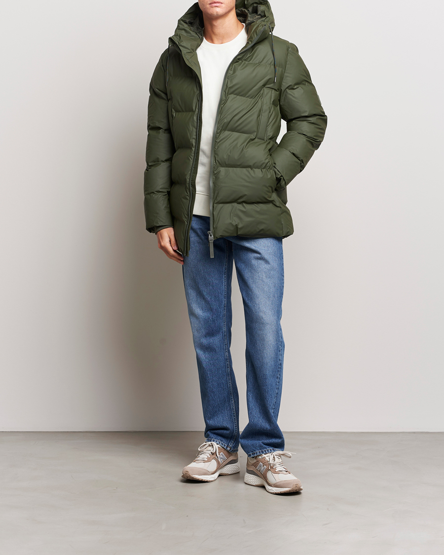 Herren | Jacken | RAINS | Alta Puffer Parka Green