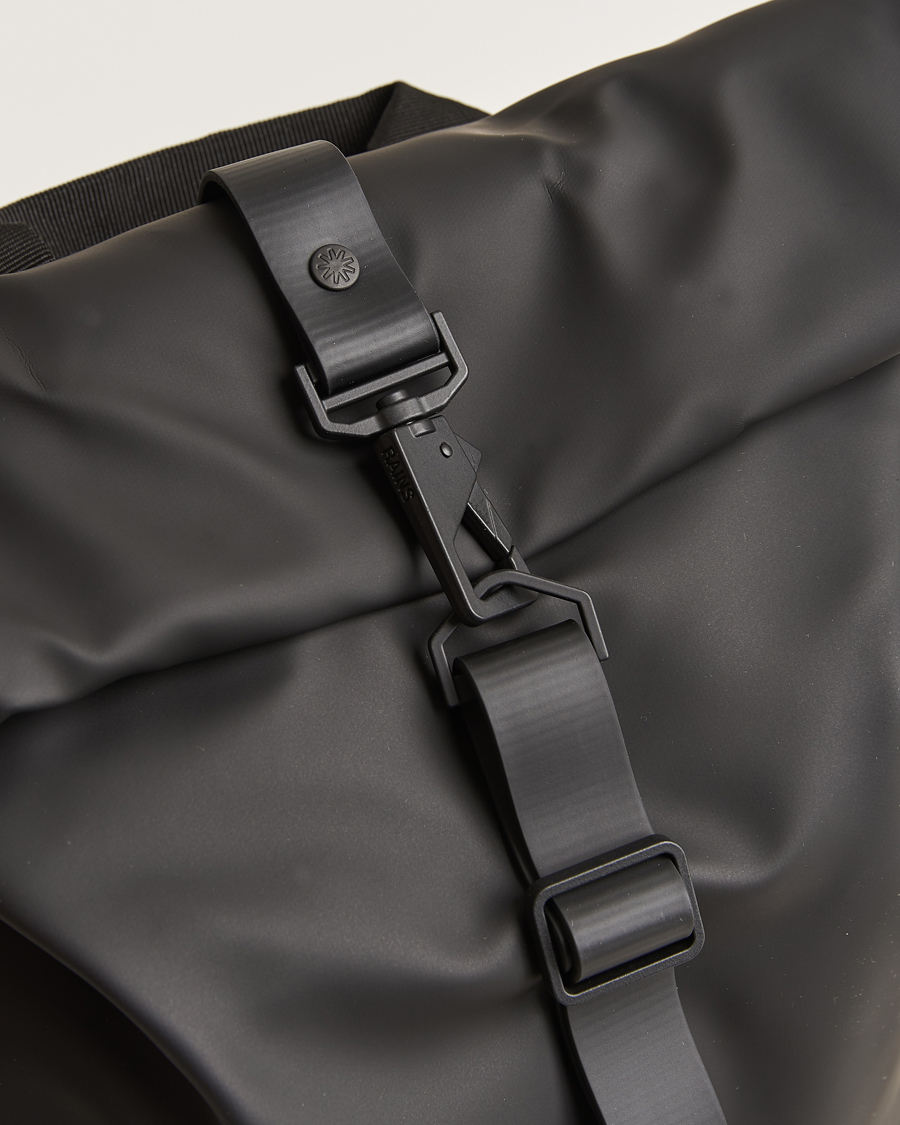 Herren | Taschen | RAINS | Rolltop Rucksack Black