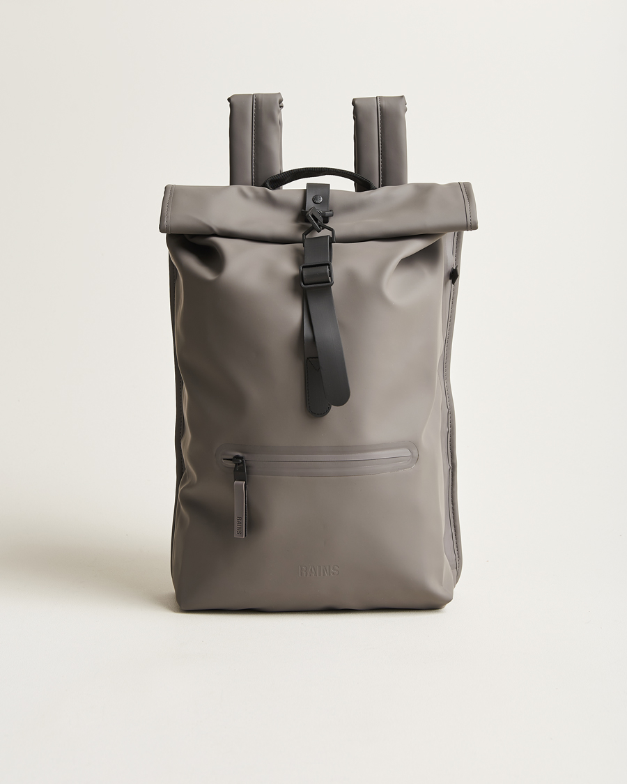 Herren | RAINS Rolltop Rucksack Grey | RAINS | Rolltop Rucksack Grey