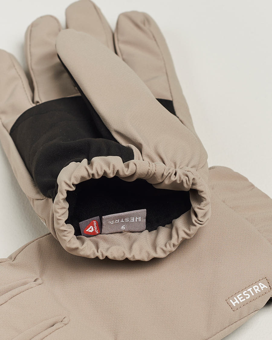 Herren | Hestra Axis Primaloft Waterproof Glove Beige | Hestra | Axis Primaloft Waterproof Glove Beige