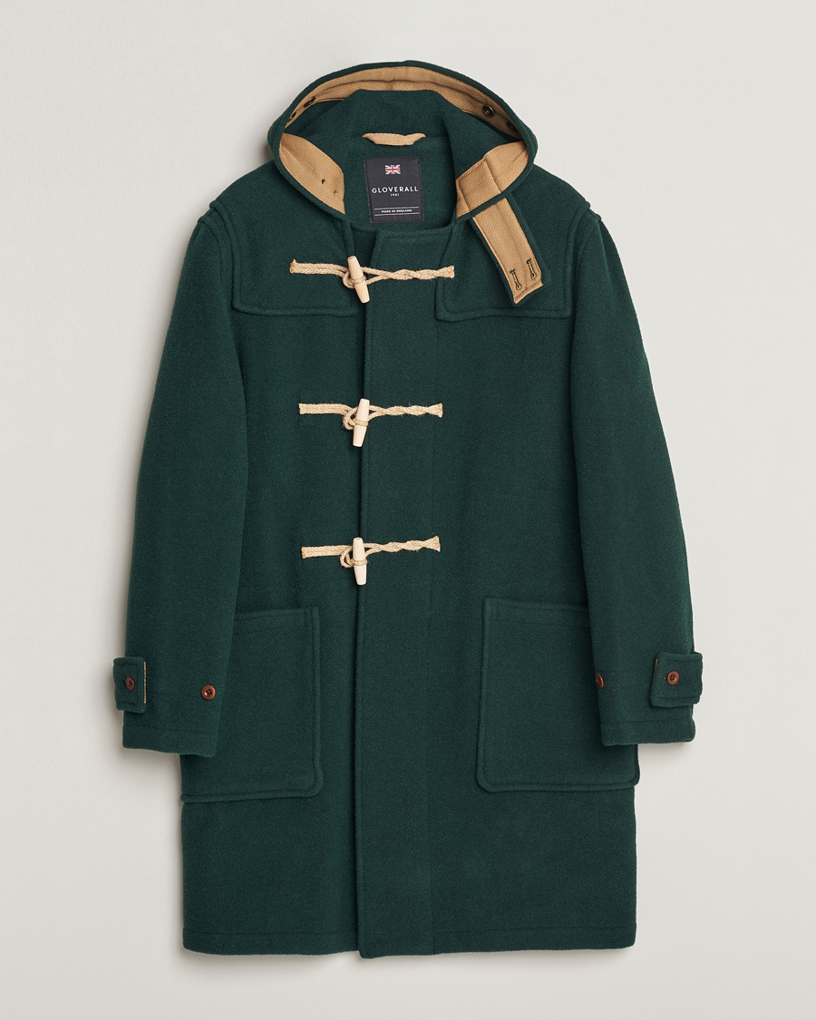 Herren | Jacken | Gloverall | 575 Monty Original Duffle Coat Pine Green