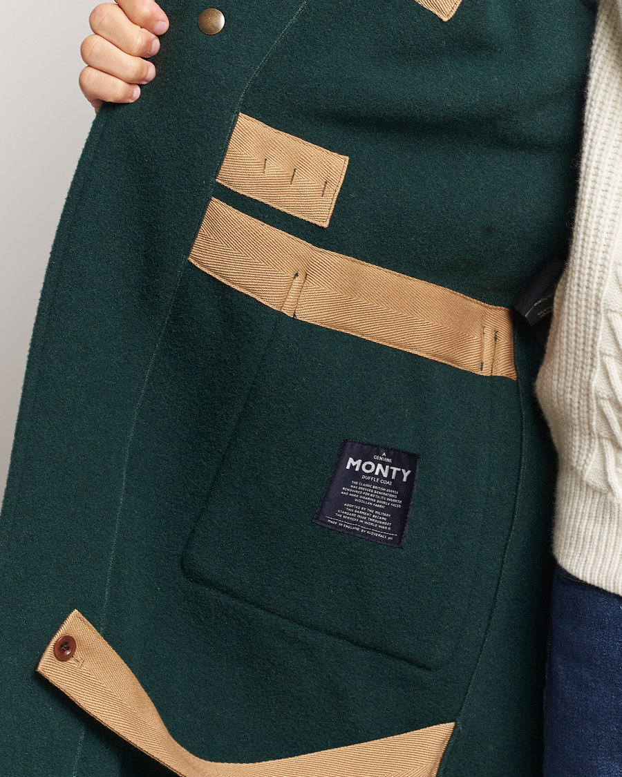 Herren | Jacken | Gloverall | 575 Monty Original Duffle Coat Pine Green