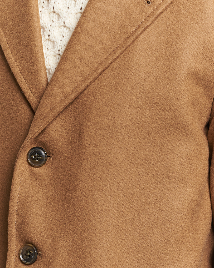 Herren | Jacken | Gloverall | Chesterfield Wool/Cashmere Raglan Coat Camel