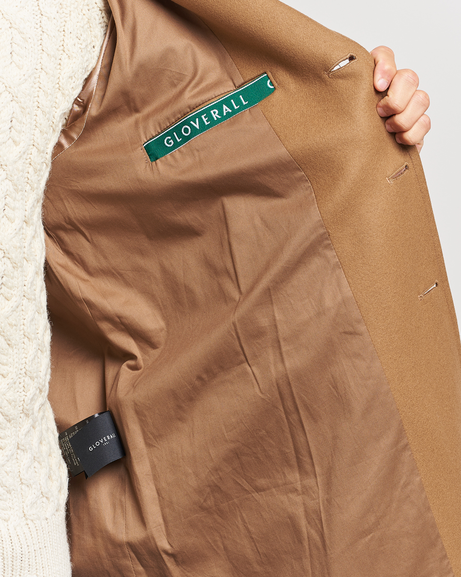 Herren | Jacken | Gloverall | Chesterfield Wool/Cashmere Raglan Coat Camel