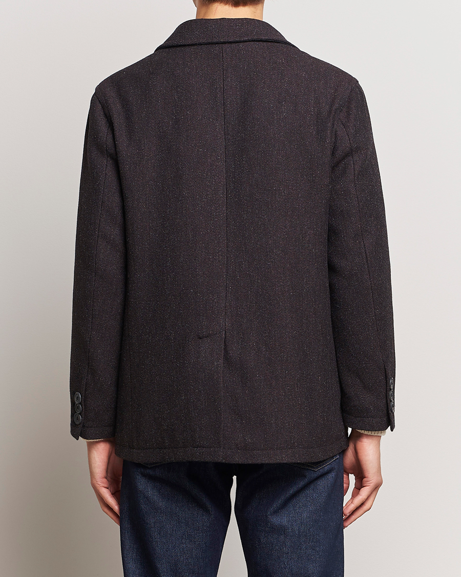 Herren | Jacken | Gloverall | Wool Worker Shirt Jacket Mulberry