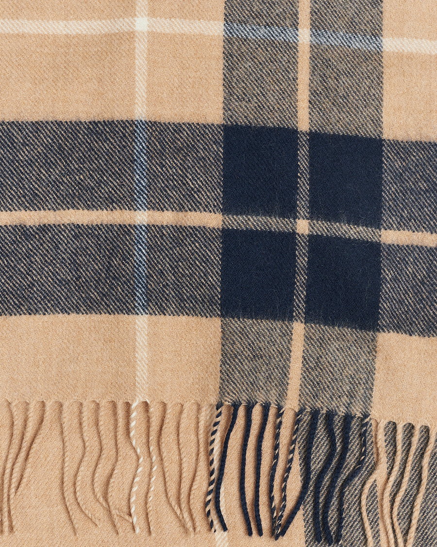 Herren | Gloverall Lambswool Scarf Camel Check | Gloverall | Lambswool Scarf Camel Check
