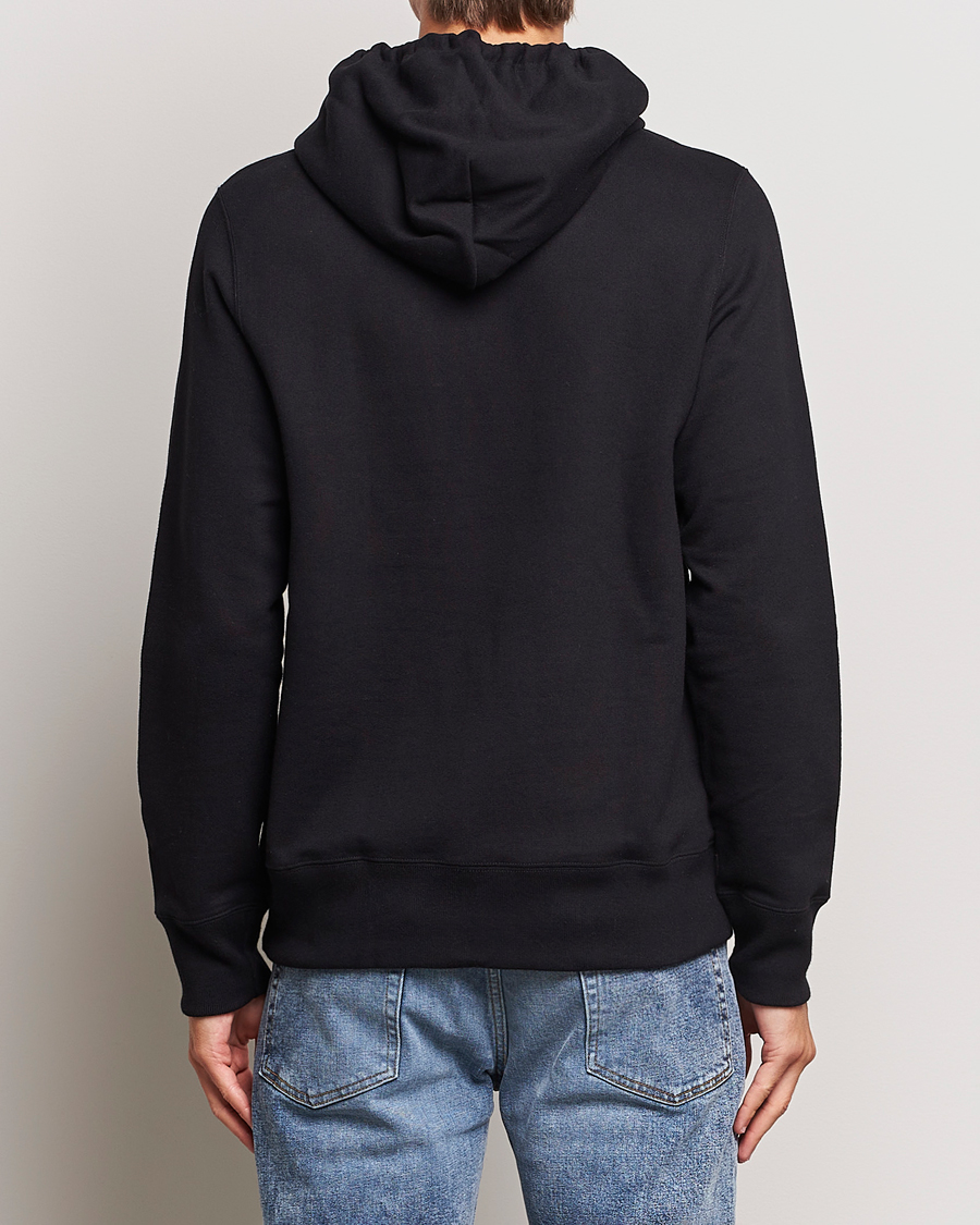 Herren | Pullover | Merz b. Schwanen | Cotton Loopwheeled Hoodie Black