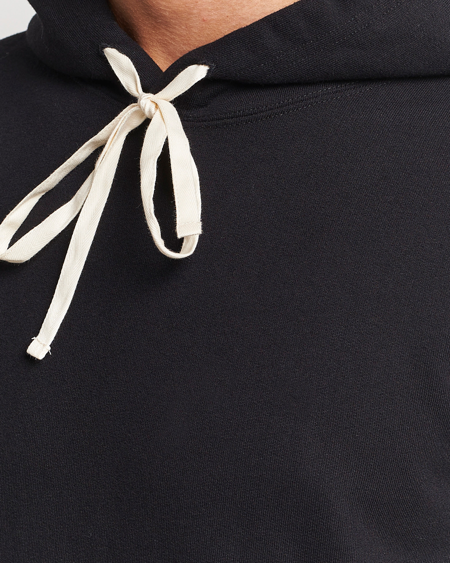 Herren | Pullover | Merz b. Schwanen | Cotton Loopwheeled Hoodie Black