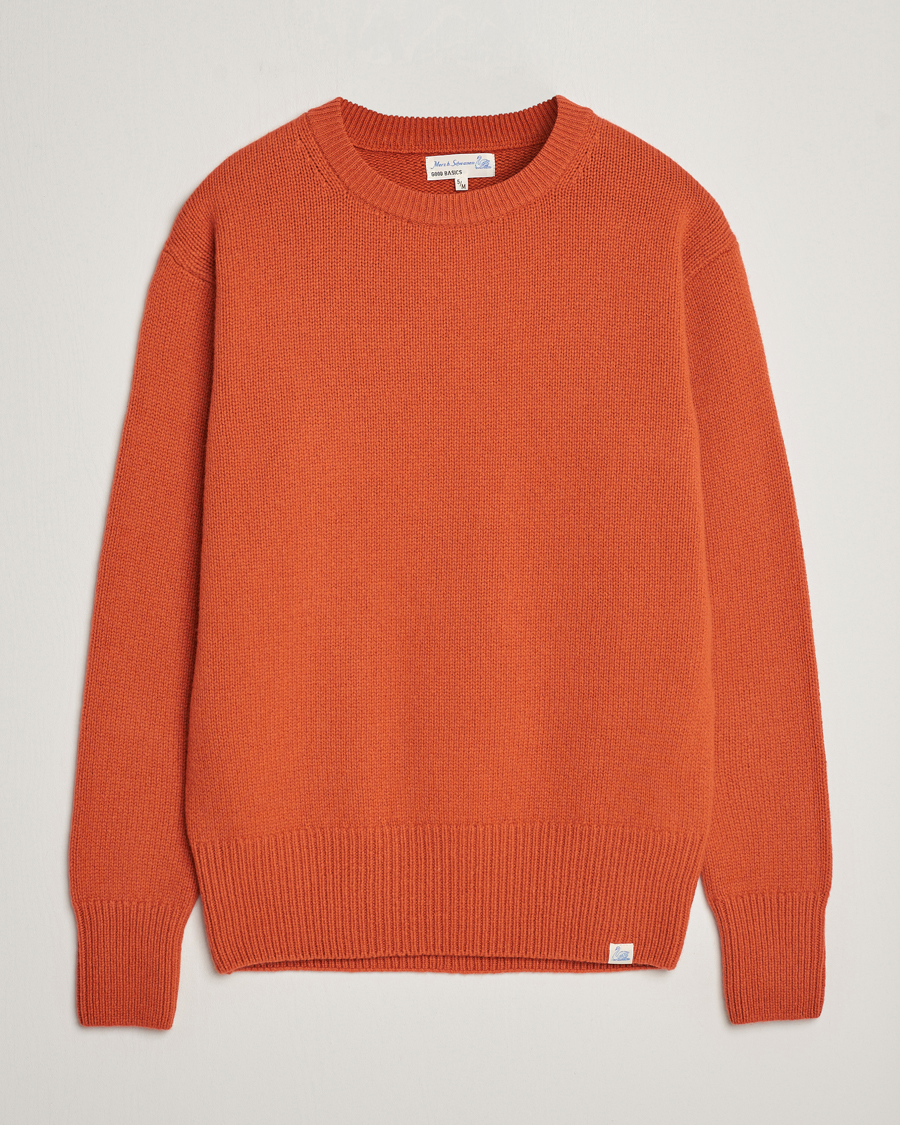 Herren | Pullover | Merz b. Schwanen | Cashmere/Merino Pullover Rust