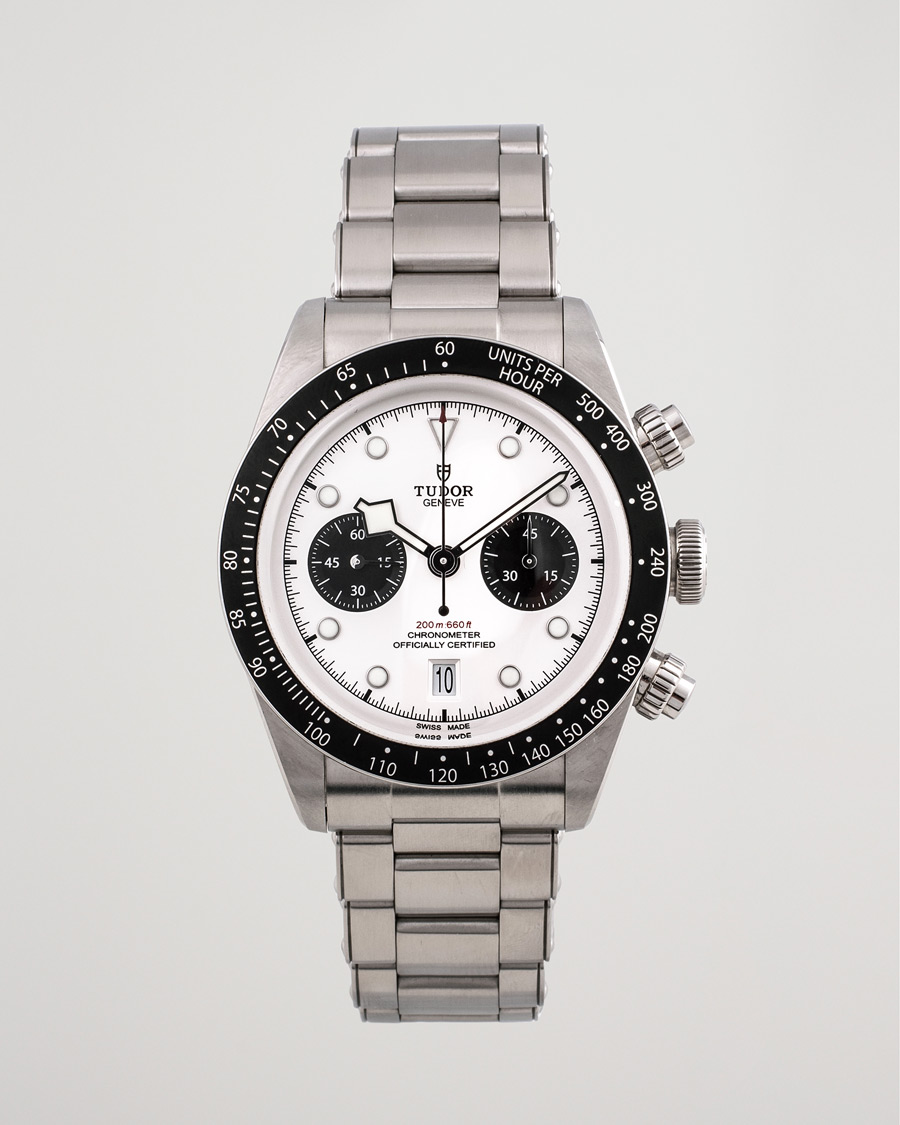 Herren | Tudor Pre-Owned Black Bay Chrono M79360N-0002 Steel Panda Steel White | Tudor Pre-Owned | Black Bay Chrono M79360N-0002 Steel Panda Steel White