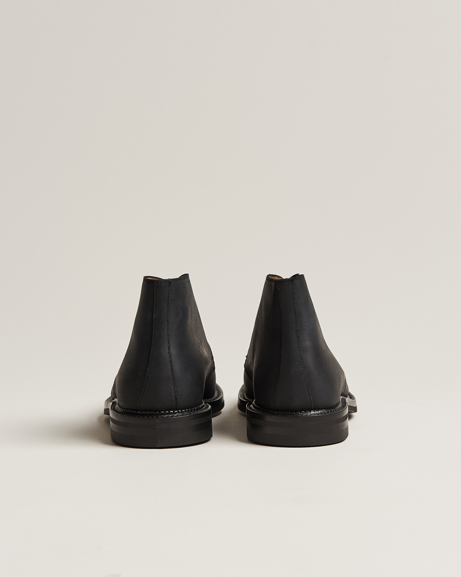 Herren | Boots | Crockett & Jones | Molton Chukka Black Rough-Out Suede
