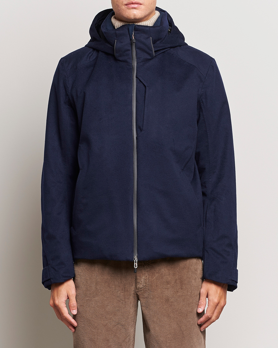 Herren | Jacken | SEASE | Balma Cashmere Down Jacket Navy
