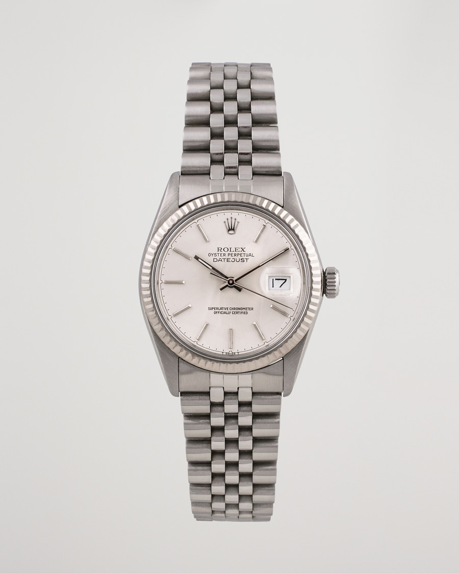 Herren | Rolex Pre-Owned Datejust 16014 Oyster Perpetual Steel Silver Steel Steel Silver | Rolex Pre-Owned | Datejust 16014 Oyster Perpetual Steel Silver Steel Steel Silver