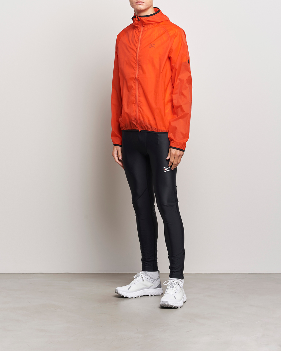 Herren | Jacken | District Vision | Ultralight Packable DWR Wind Jacket Tangerine
