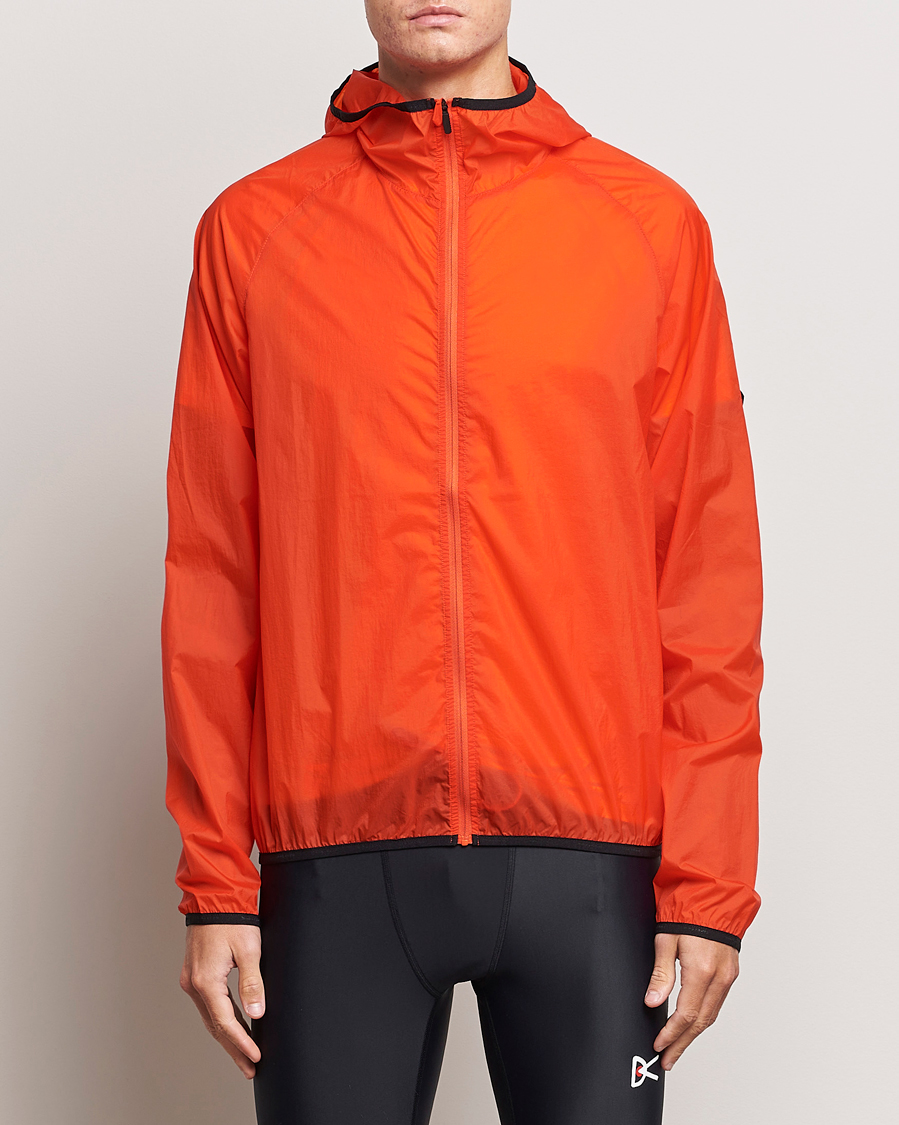 Herren | Jacken | District Vision | Ultralight Packable DWR Wind Jacket Tangerine