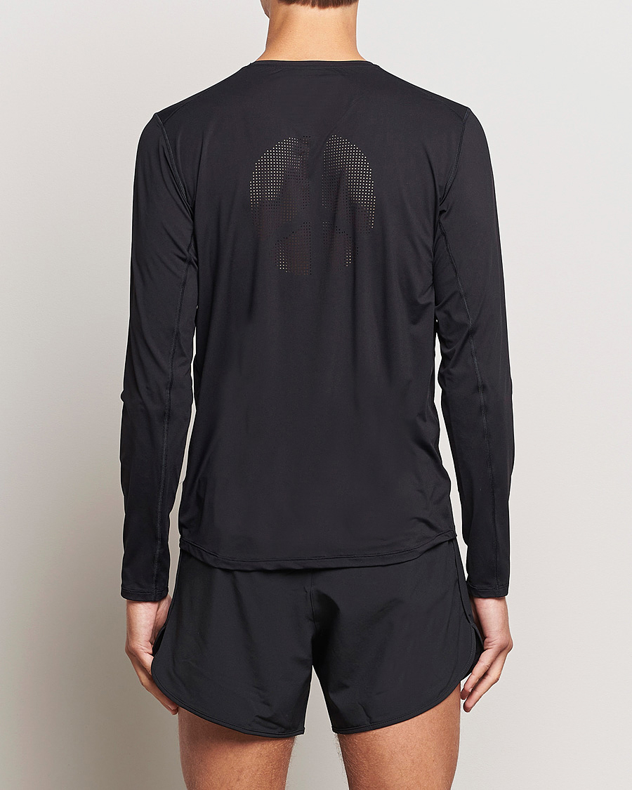 Herren | T-Shirts | District Vision | Ultralight Aloe Long Sleeve Black