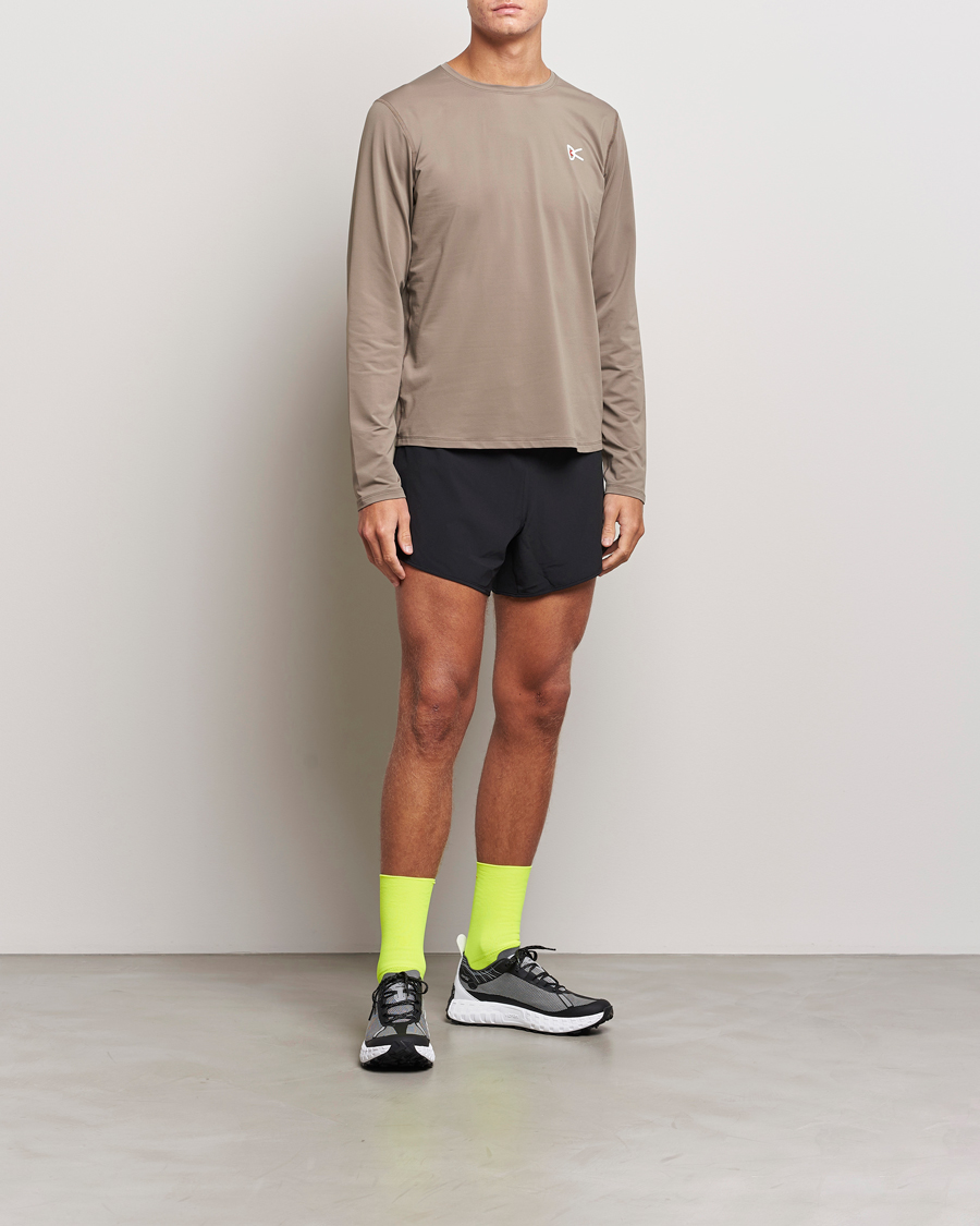 Herren | T-Shirts | District Vision | Lightweight Long Sleeve T-Shirt Silt