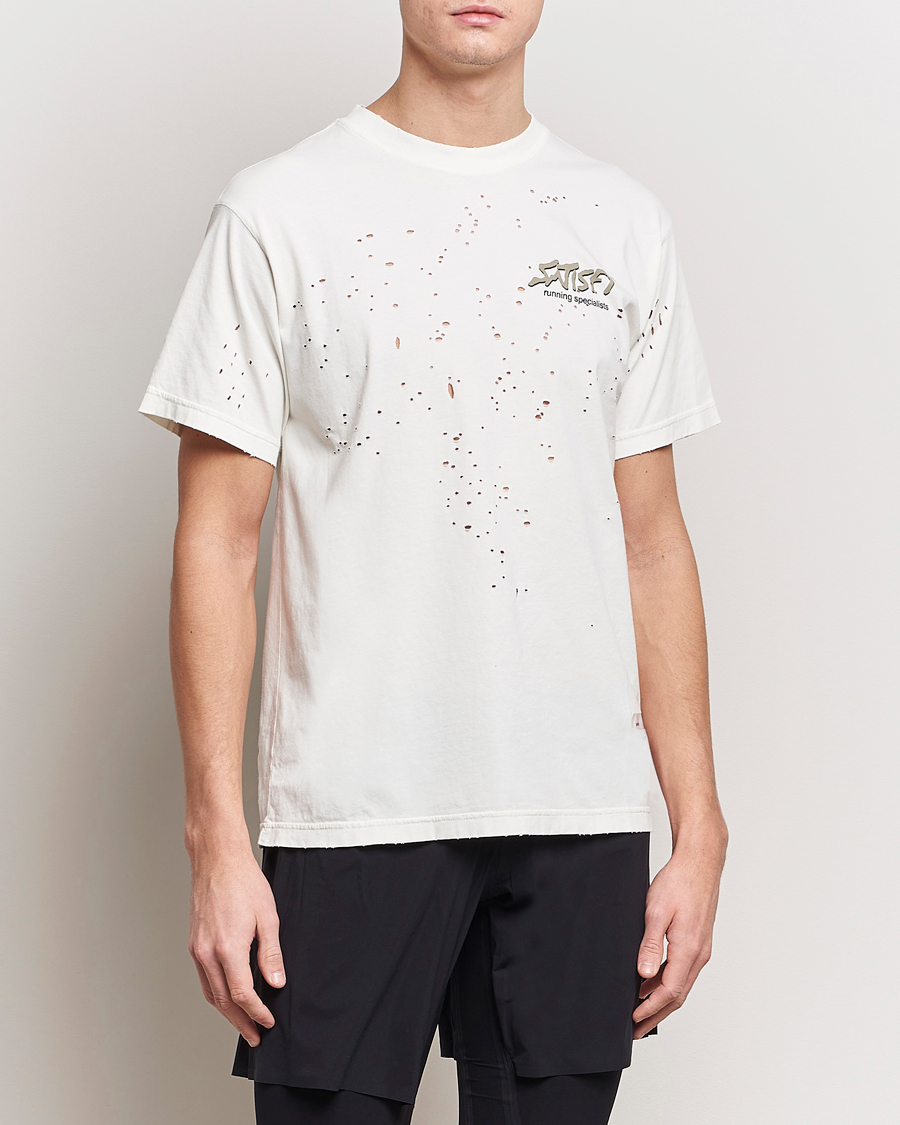Herren | T-Shirts | Satisfy | MothTech T-Shirt Off White