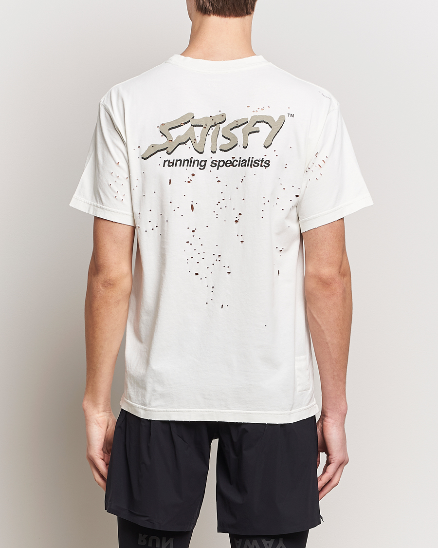 Herren | T-Shirts | Satisfy | MothTech T-Shirt Off White