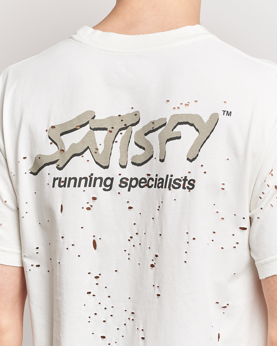 Herren | T-Shirts | Satisfy | MothTech T-Shirt Off White