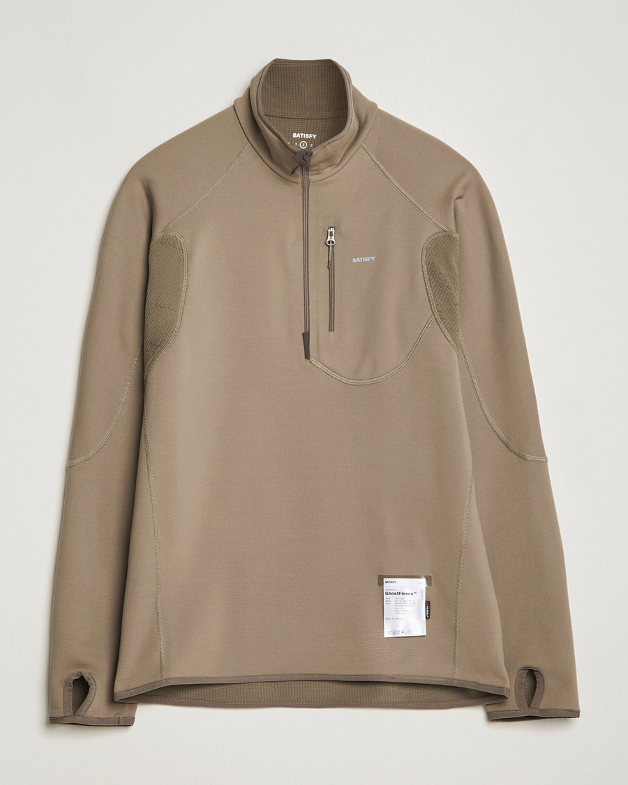 Herren | Pullover | Satisfy | GhostFleece Half Zip Smoky Quartz